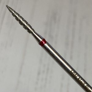 Efile Bit – Twister Diamond Cuticle Bit (fine)
