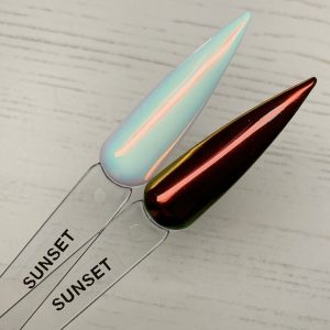 Sunset Unicorn Chrome Powder